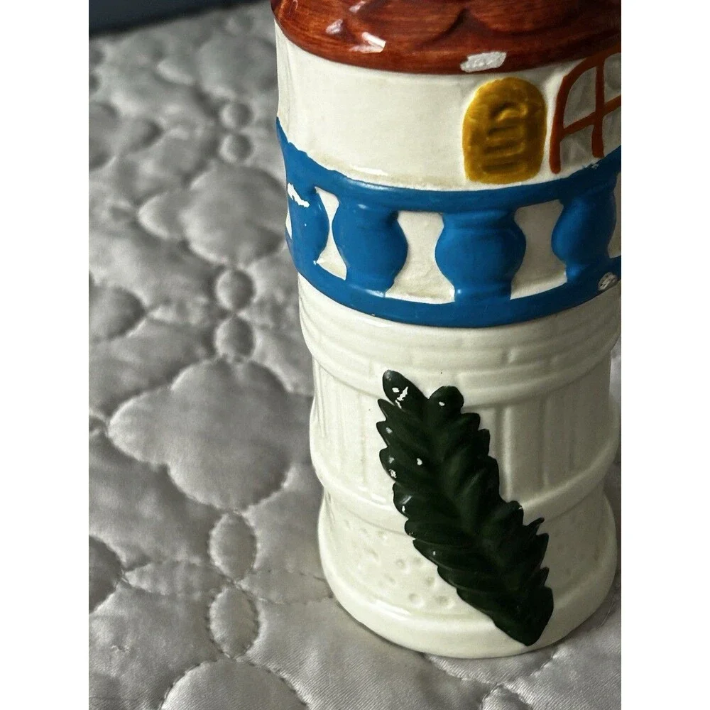Vintage Ceramic Cottage Salt and Pepper Shakers